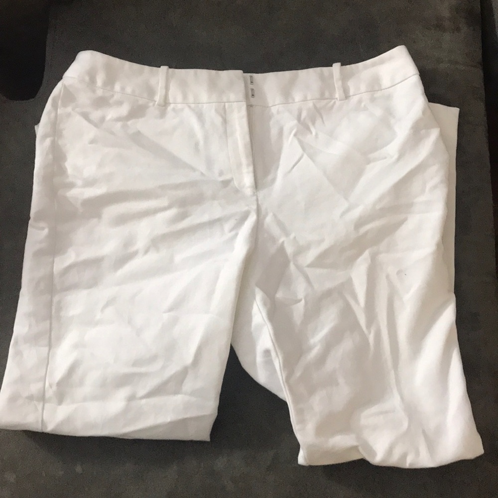 White Dress Capris